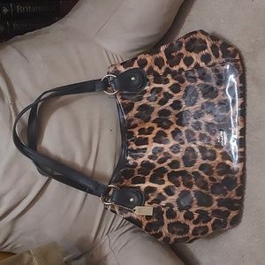 Leopard coach bag